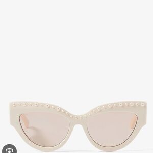 Jimmy Choo Cat-Eye Sunglasses with Pearls